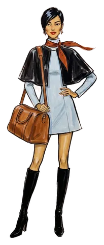 A woman with a weekender bag; tag: No forms and no accounts